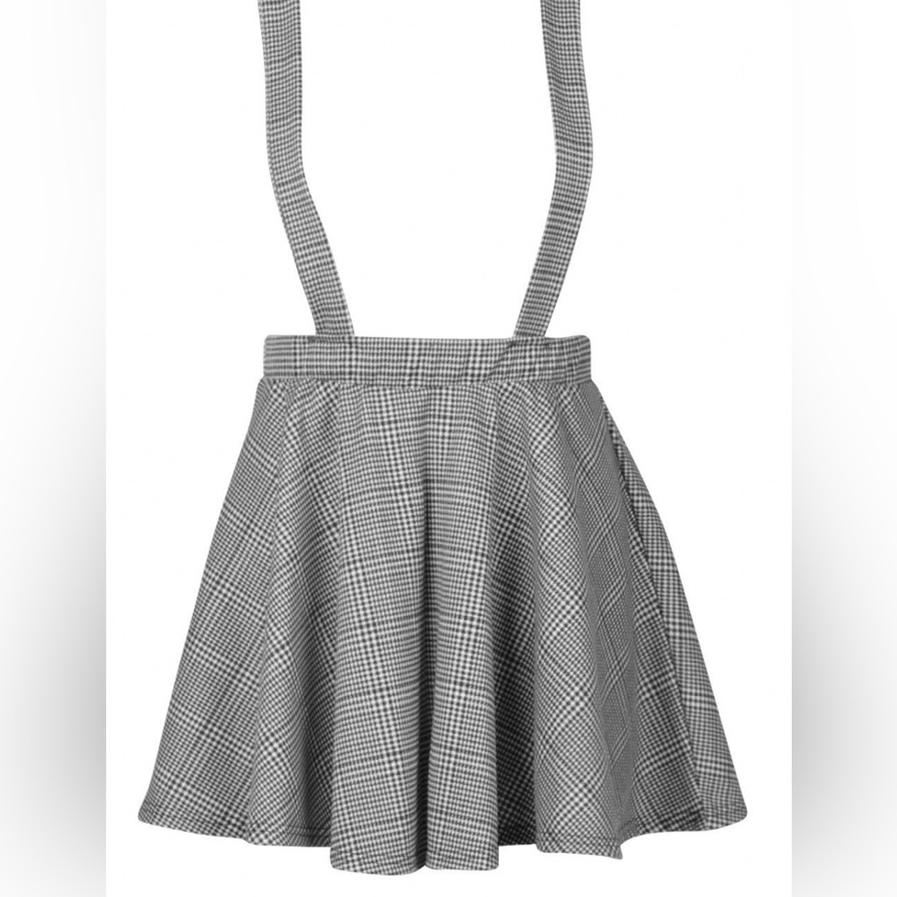 PETITE Houndstooth Check
Pinafore Skirt